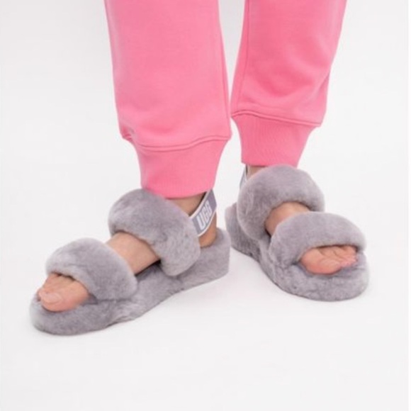 UGG Shoes - Ugg oh yeah fluff sandal slipper new out of box size 8